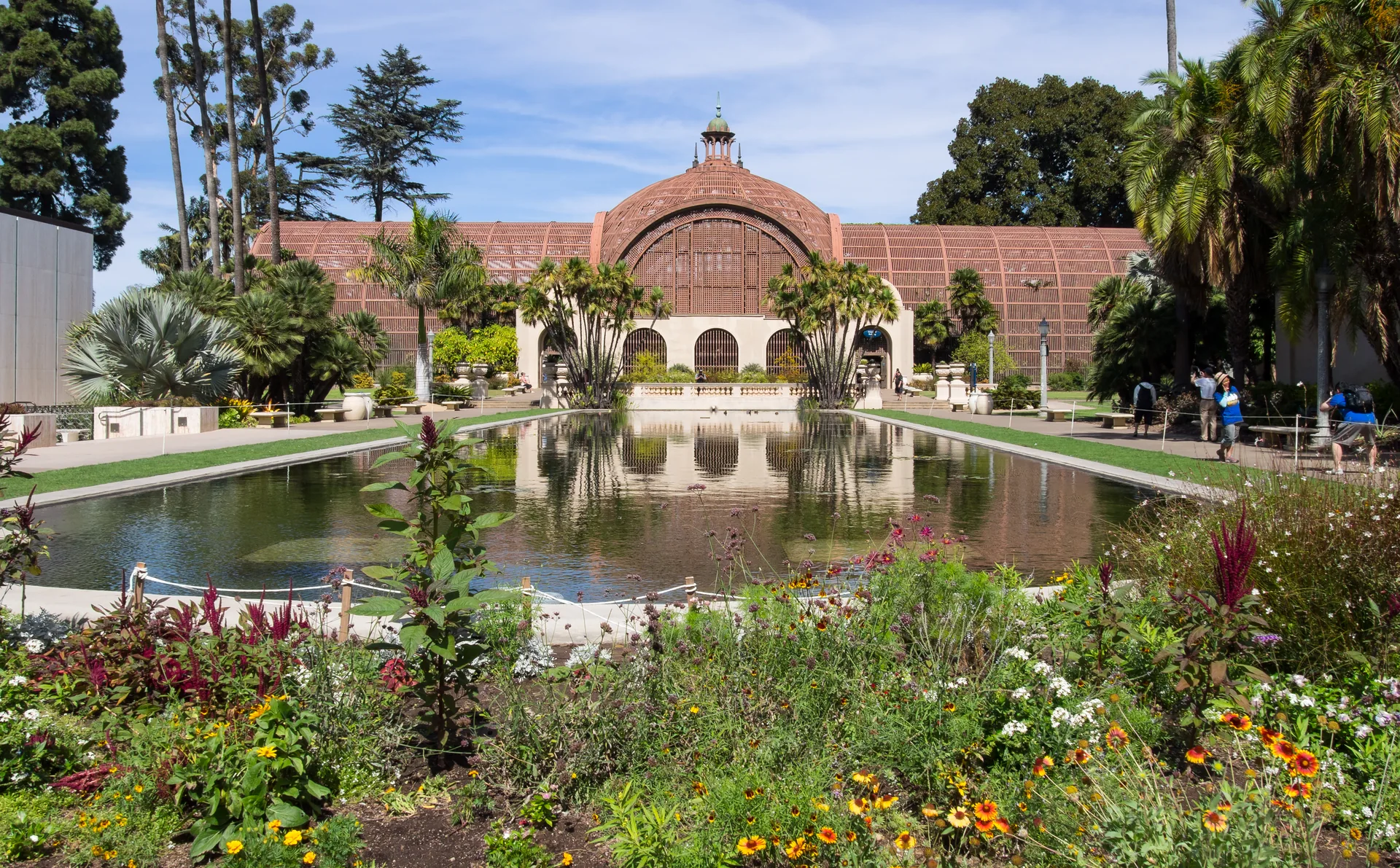 The Botanical Building and reflecting pool in Balboa Park.